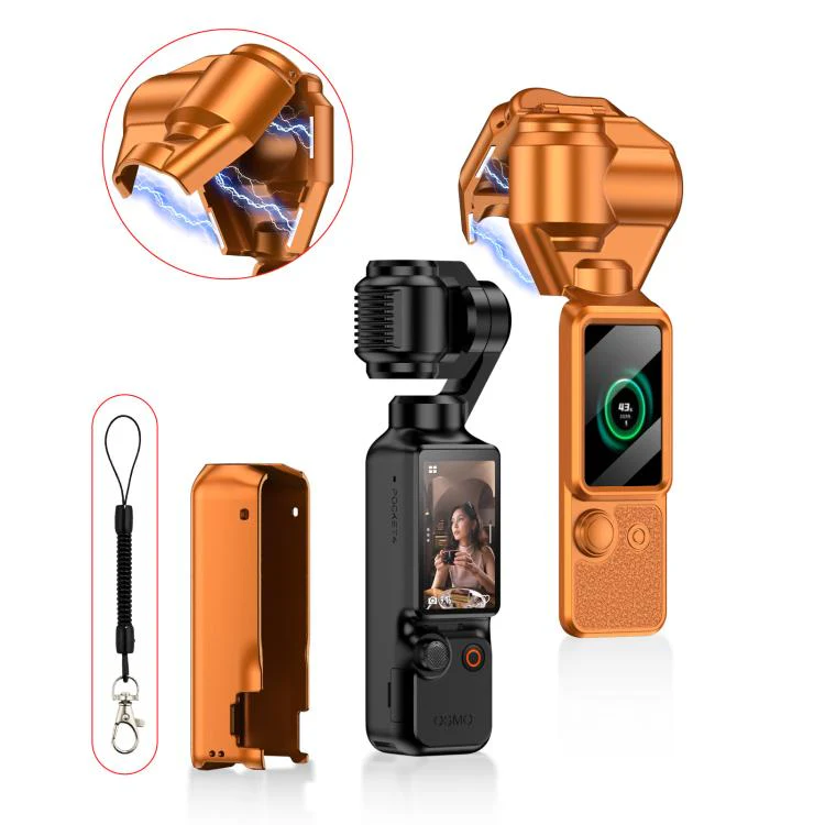 For DJI OSMO Pocket 4 GKK Gimbal Cover Camera Protector Screen Body Magnetic Full Cover, For DJI OSMO Pocket 4