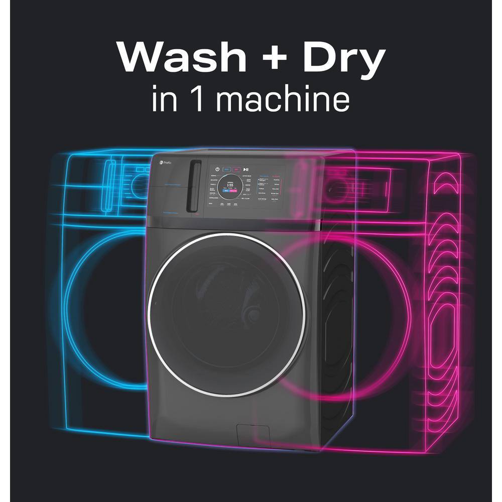 2025 Profile 4.8 cu. ft. UltraFast Combo Washer Dryer with Ventless Heat Pump Technology in Carbon Graphite