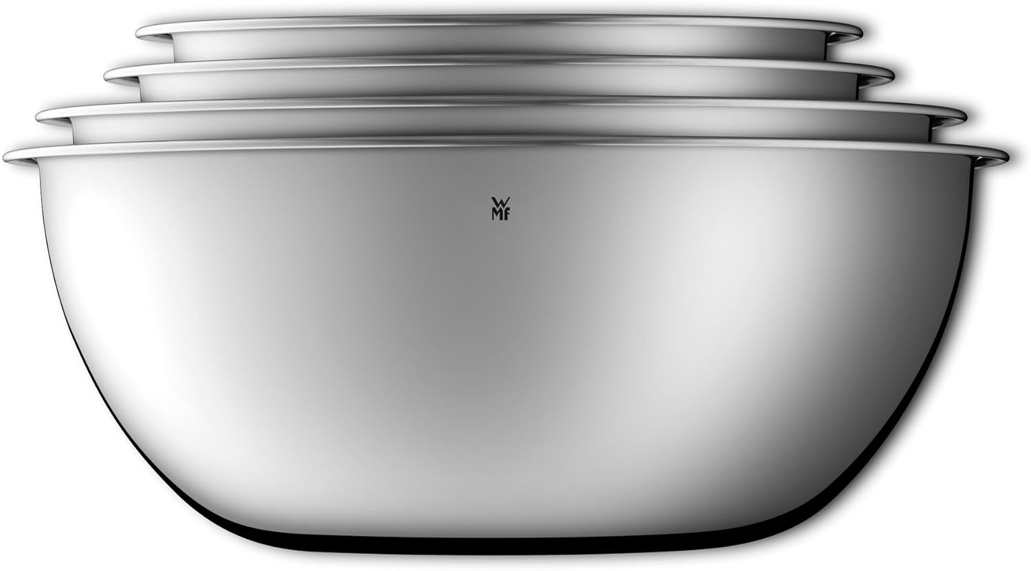 WMF Lono Toaster Glas mit Brtchenaufsatz, 2 Scheiben, XXL, motorisierte Toastaufnahme, Aufwrm-Funktion, 7 Brunungsstufen, Toaster edelstahl matt