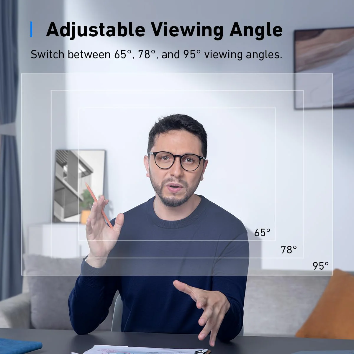 AnkerWork C310 Webcam, 4K Webcam, 12 Megapixel