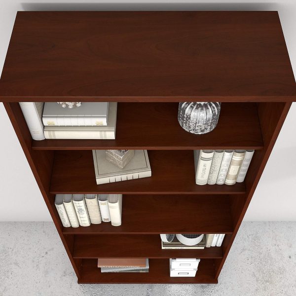 136HC-Z Studio C 5-Shelf 73-Inch H Bookcase, Hansen Cherry