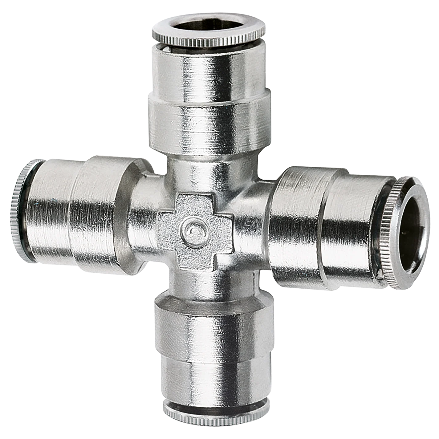 Camozzi 6600 4 - 4mm O/D Equal Cross Push In
