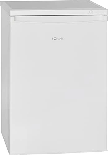 Bomann® Gefrierschrank | 85 Liter Nutzinhalt | Gefrierschrank klein mit 3 Gefrierschubladen u. Eiswürfelschale | Mini Fridge mit stufenloser Temperaturreglung | Türanschlag wechselbar | GS 2186.1 weiß