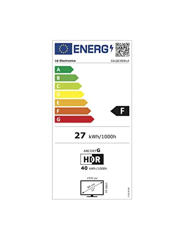 LG 32LQ63006LA TV 80 cm (32 pollici) Full HD Smart TV (Google Assistant, 60 Hz) [Modello 2022], nero