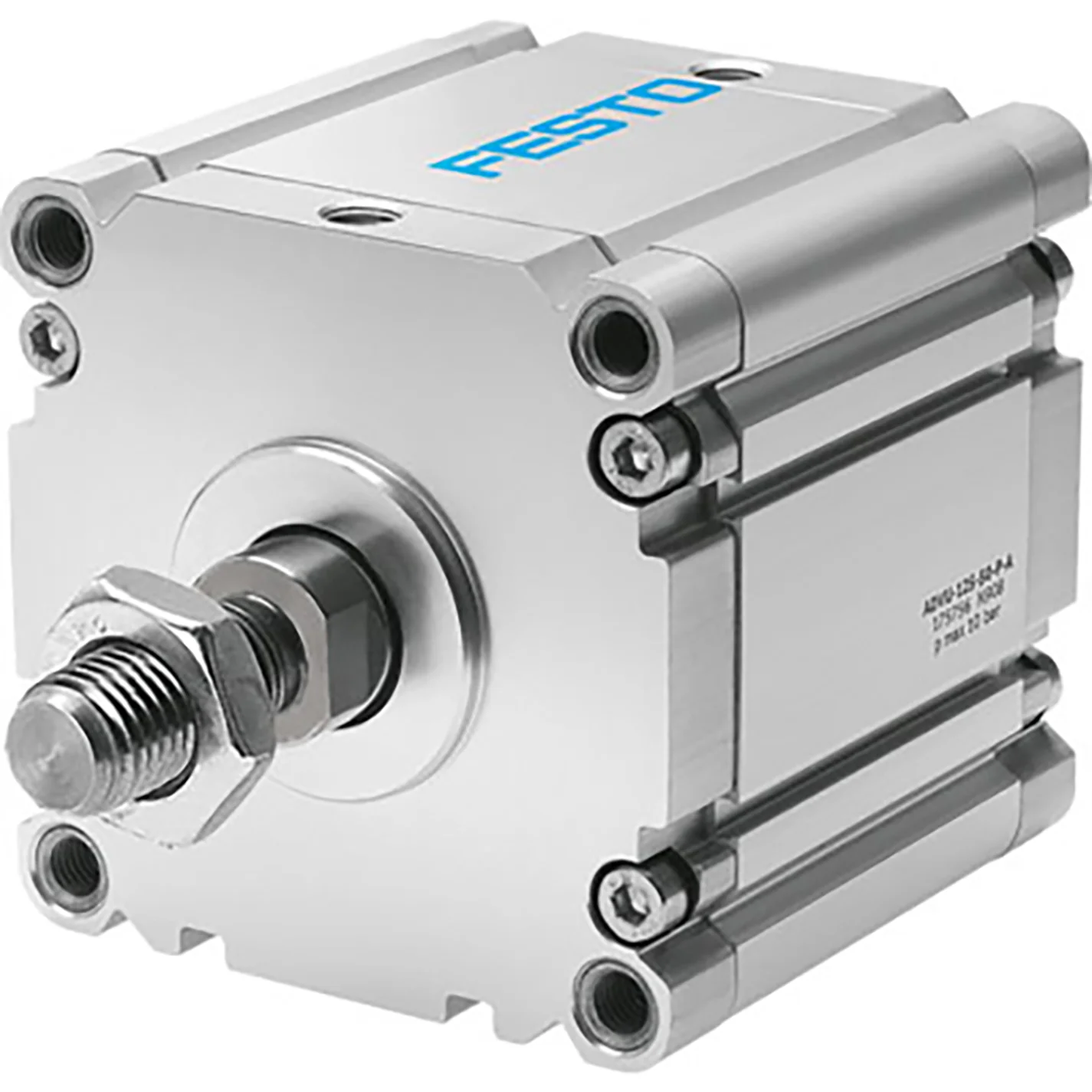 Festo 156669 - 1/4�� BSPP Compact Cylinder 100mm Bore Size 50mm Stroke Length ADVU-100-50-A-P-A