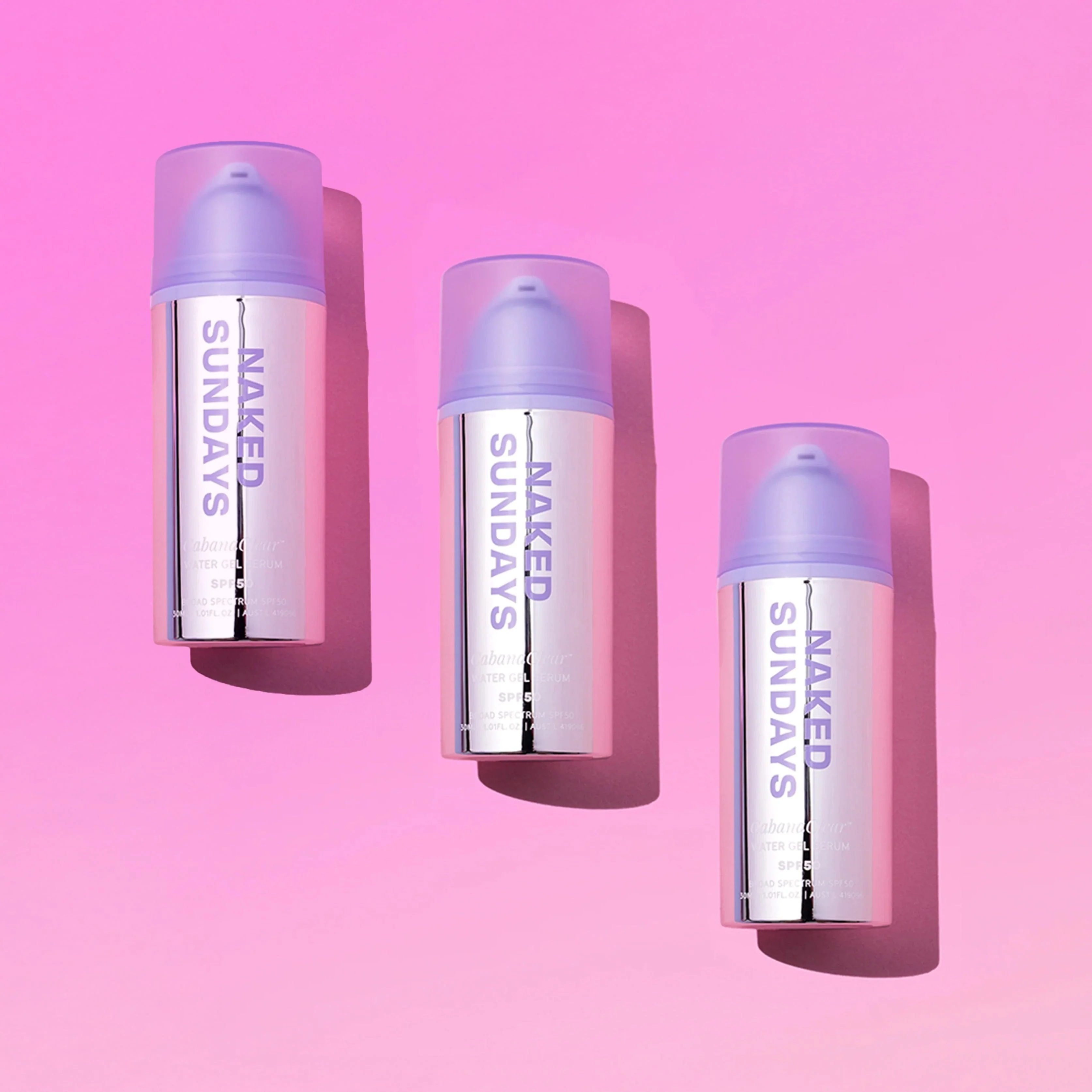 Full Size Trio Variant - CabanaClear™ SPF50 Water Gel Serum