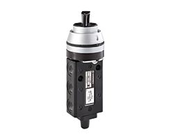 Norgren X3045902, Super X 5/2 manual valve, Rotary knob/Knob reset, G1/8