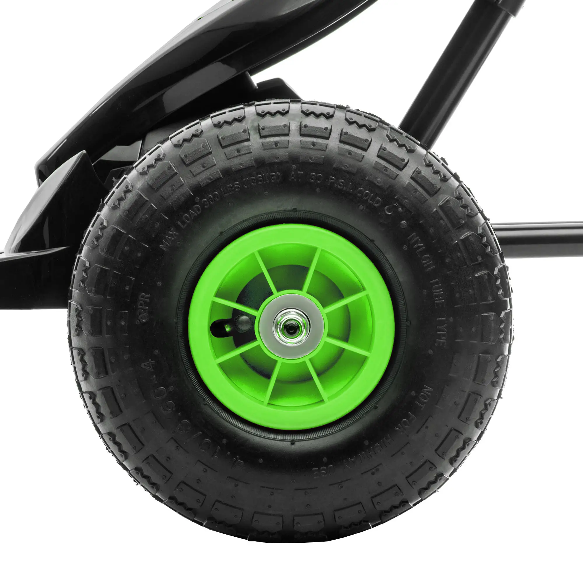 HOMCOM Gokart Kinderfahrzeug 3-fach verstellbarer Sitz Gummireifen