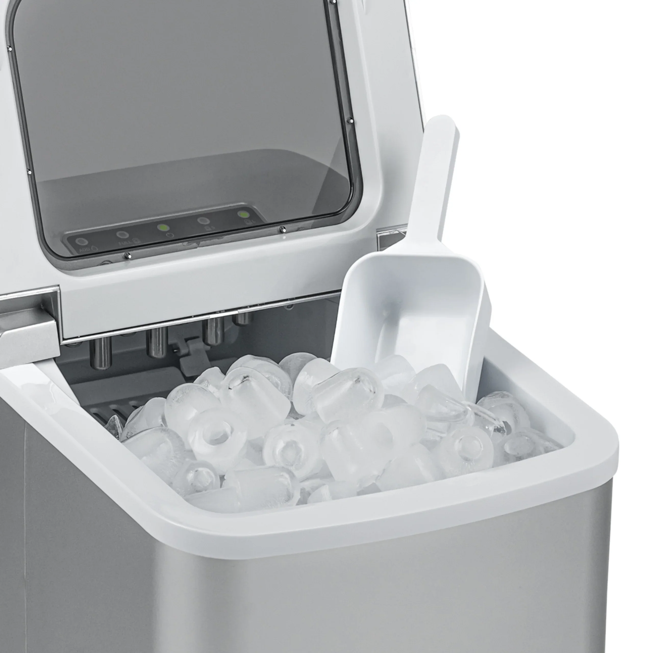 2025 Máquina de Hielo de Encimera Newair® – Cubitos en Forma de Bala, 12 kg/día – Negro Mate