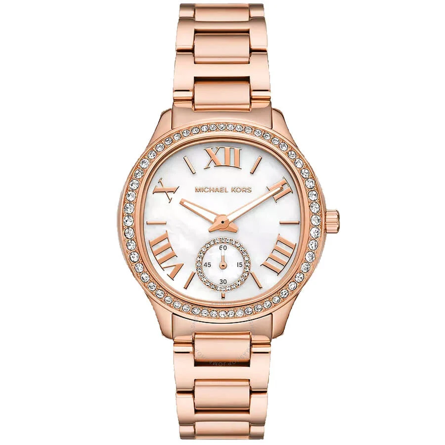 Michael Kors Sage Pavé Rose Gold-Tone Women's Watch - MK4806