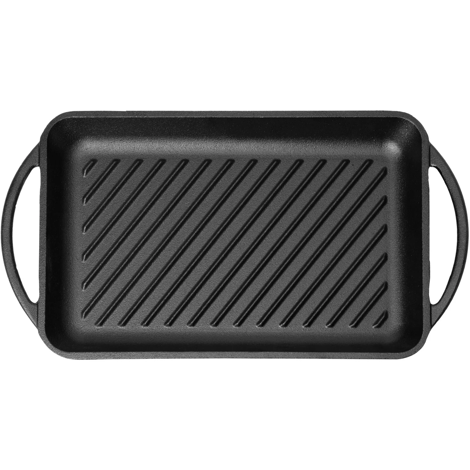 Bistecchiera rettangolare in ghisa con manici Linea Ghiselle 39x22 cm