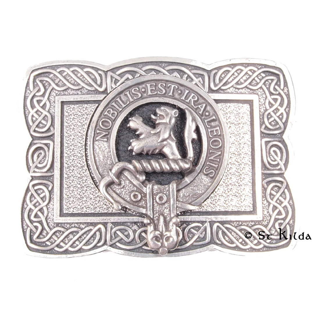 Clan Crest Belt Buckle - Stuart of Bute