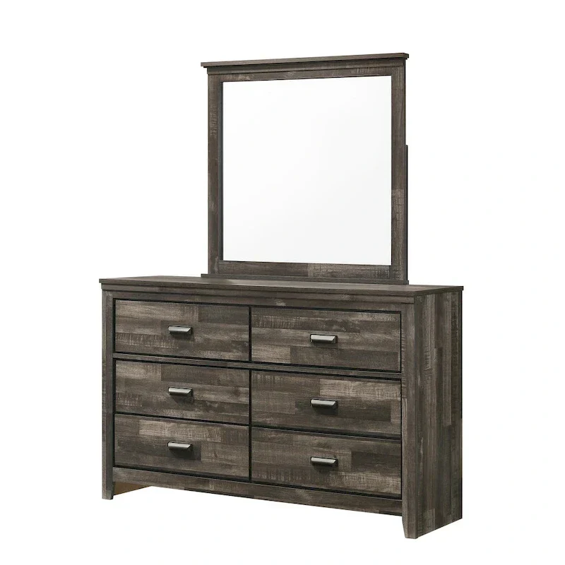 Edyth 3-Piece Brown Platform Bedroom Collection