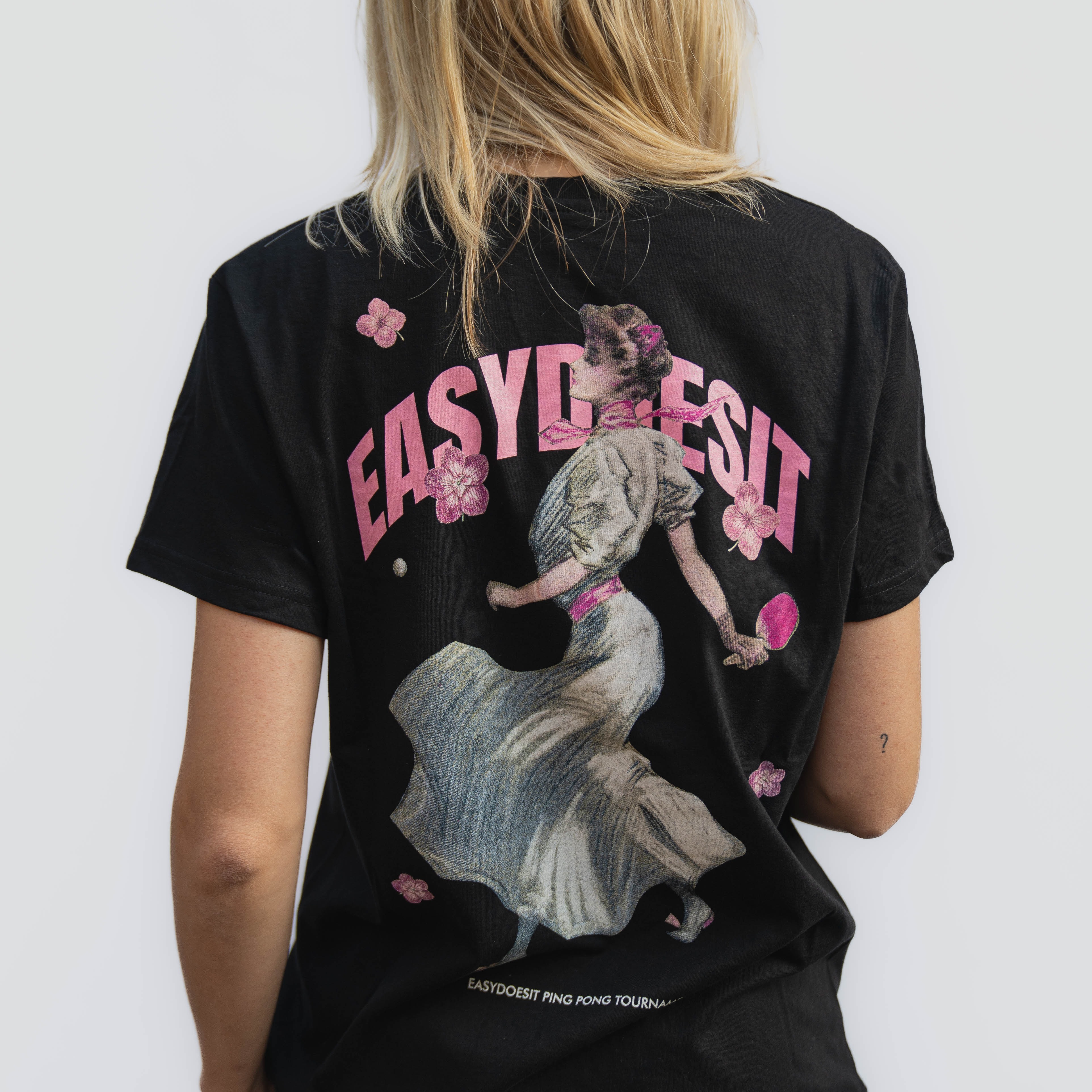 EASY “PINGPONGdoesit” SHIRT BLACK