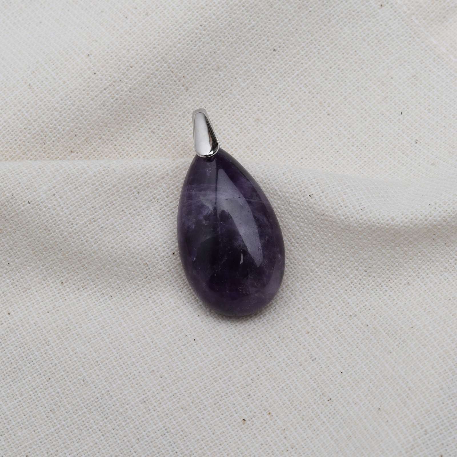 Amethist Hanger - Druppel - Edelsteenhanger - Balans