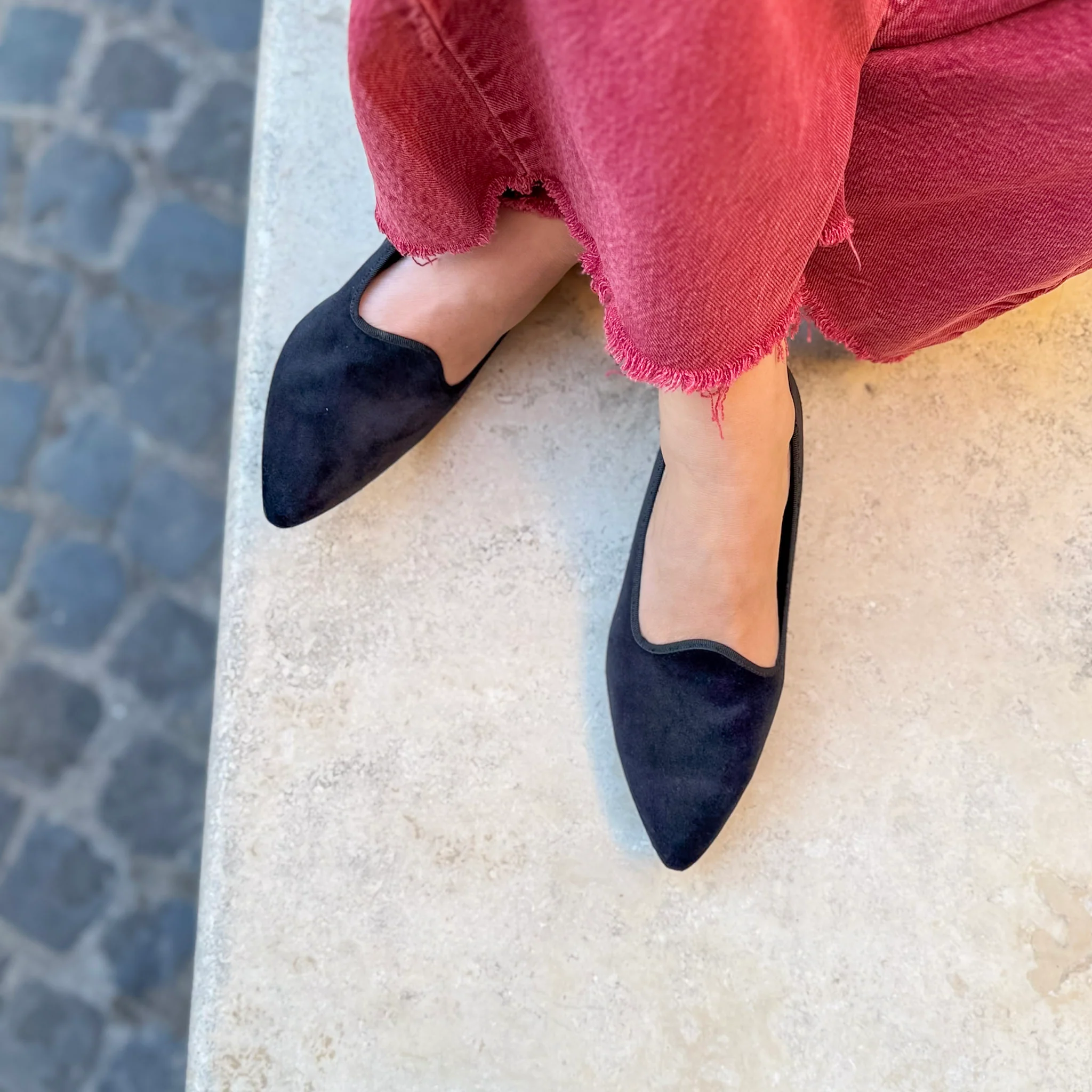 Scarpetta Flavia velluto nero