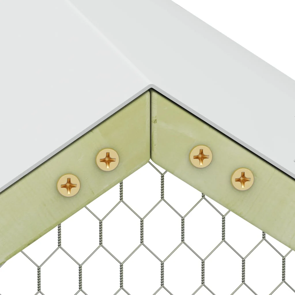2025 Gallinero de madera impregnada 3 x 1,5 x 2 m – Recinto seguro para aves y pequeños animales
