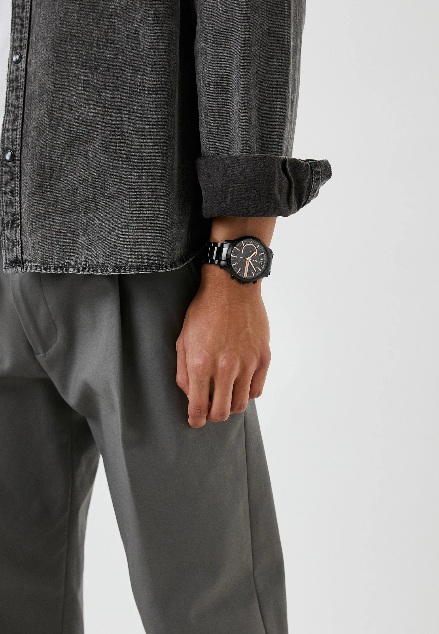 Armani Exchange Classic Chronograph Quartz Black Dial Men's Watch - AX2429
