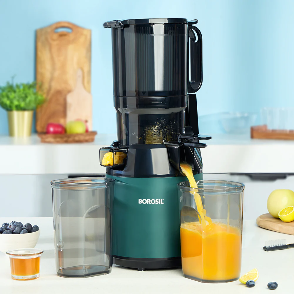 2025 Extractor de jugos Borosil Vita Rich Slow Juicer
