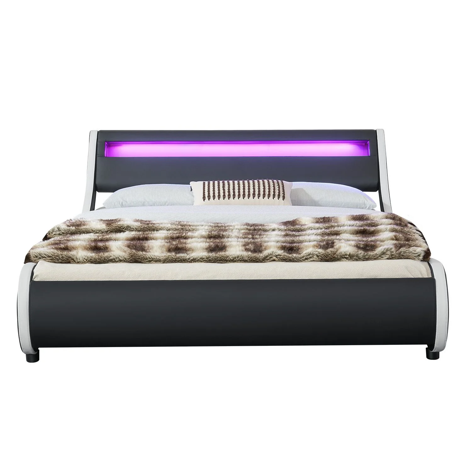2025 Cama tapizada Valencia 140x200 cm en blanco