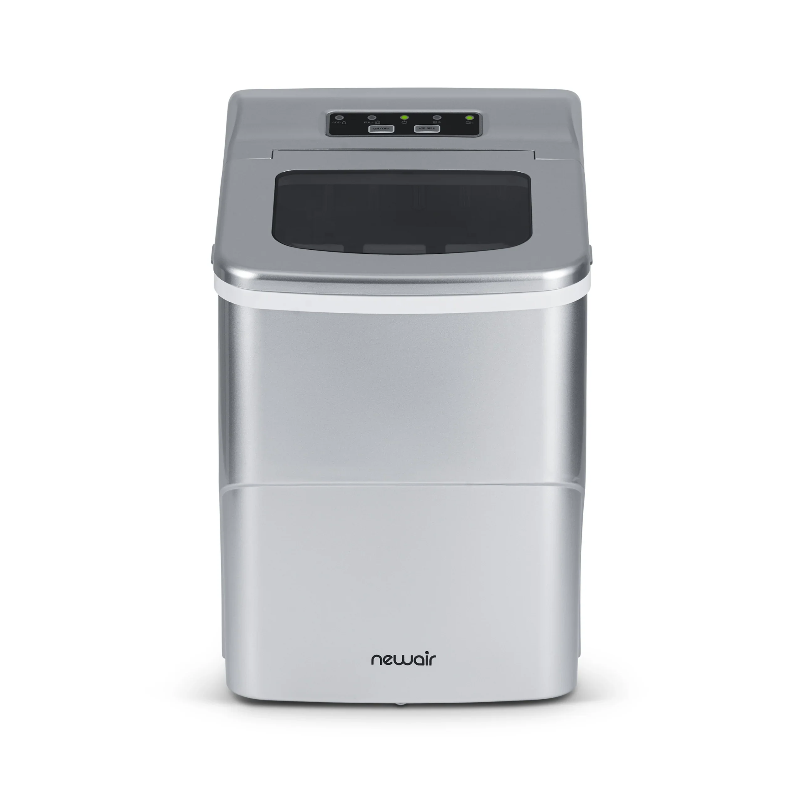 2025 Máquina de Hielo de Encimera Newair® – Cubitos en Forma de Bala, 12 kg/día – Negro Mate