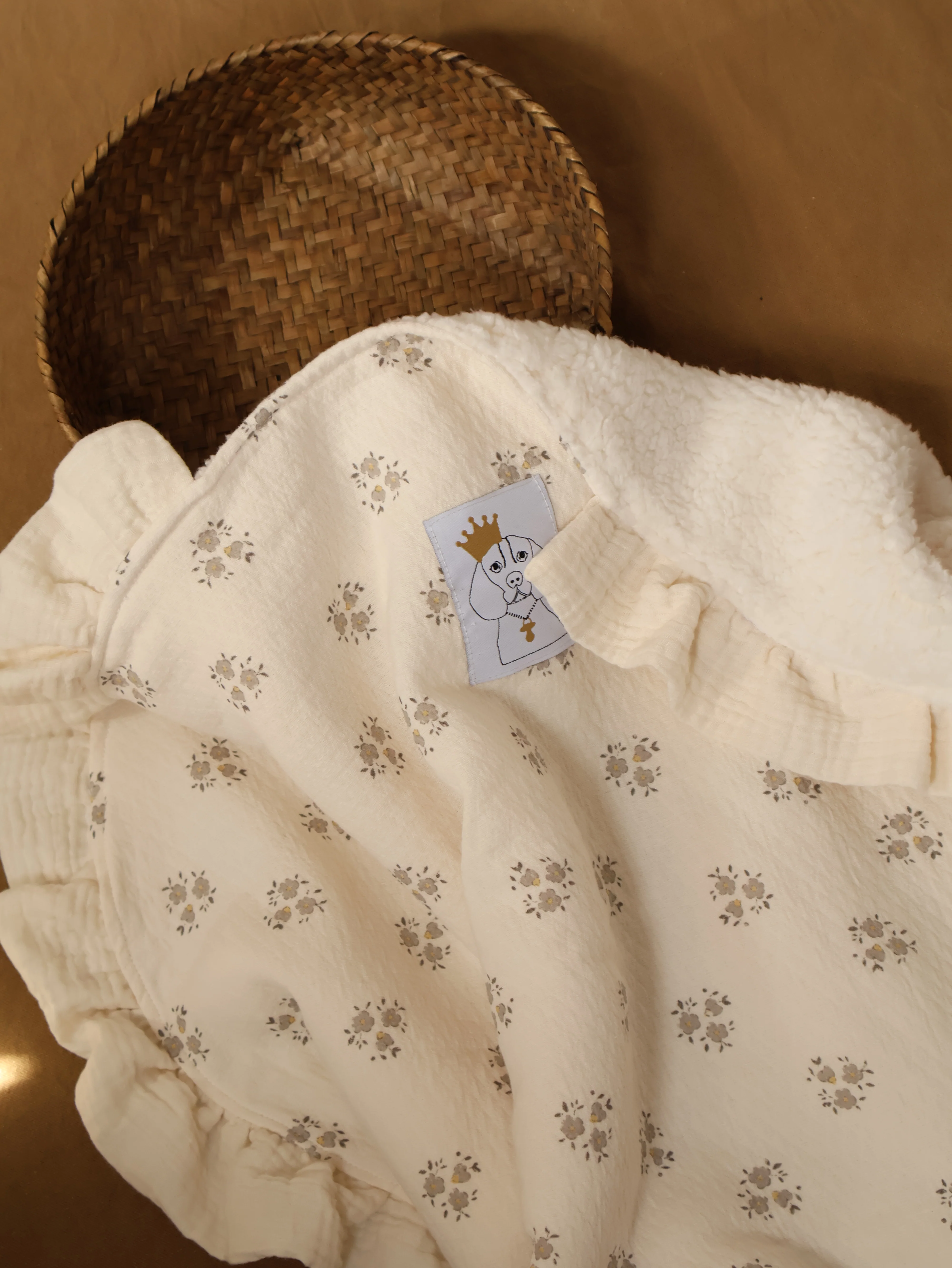 Manta Inti Gris + Borreguito