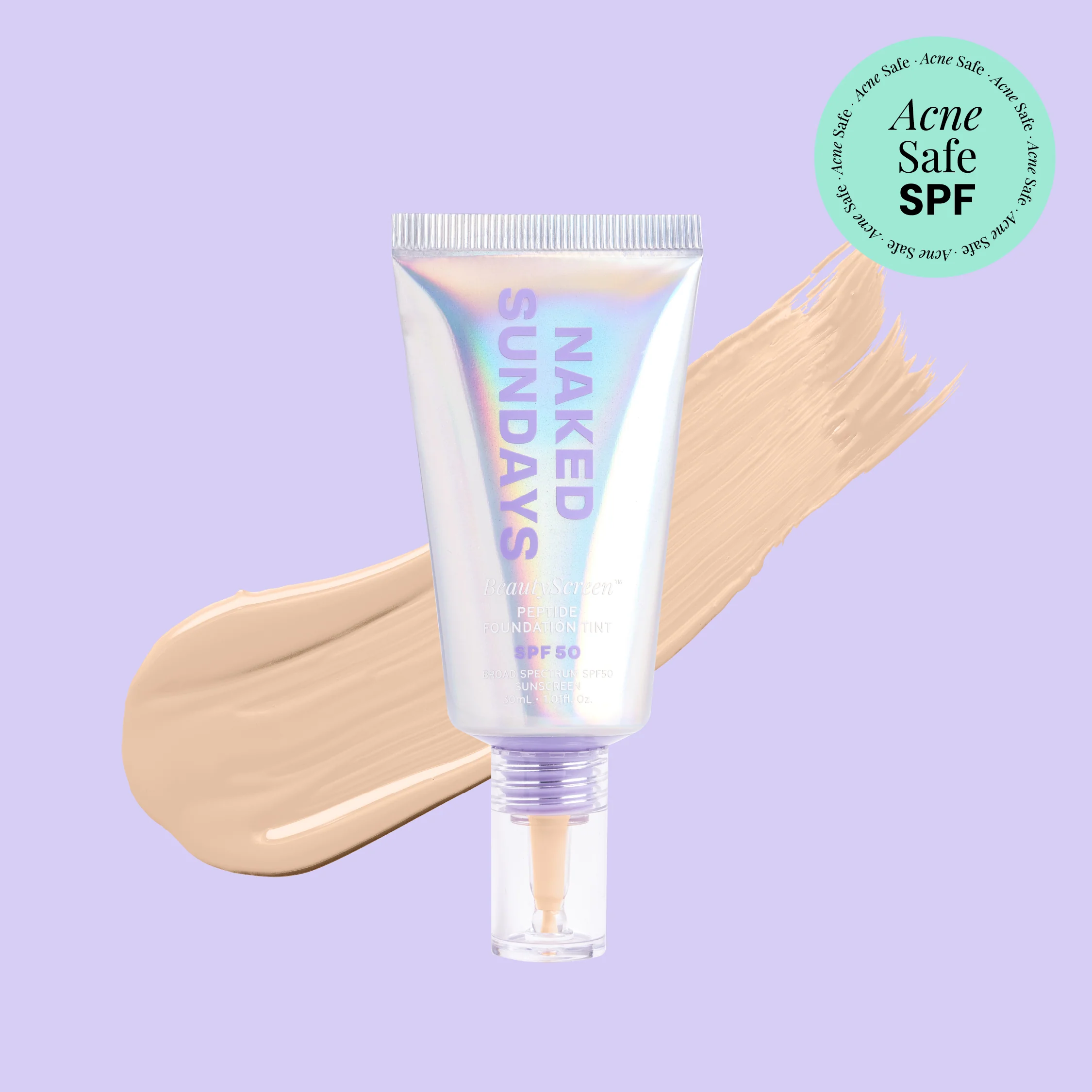 BeautyScreen™ SPF50 Peptide Foundation Tint - 2 Fair Sand