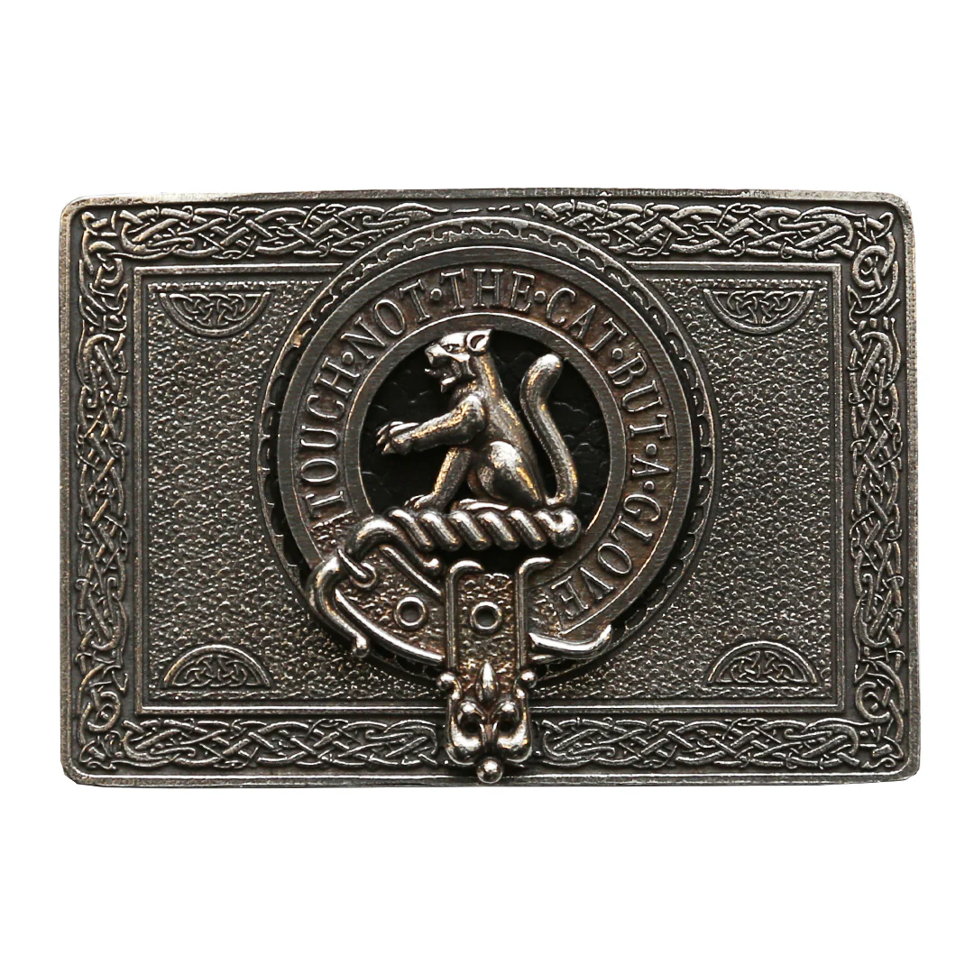 Clan Crest Belt Buckle - MacPherson