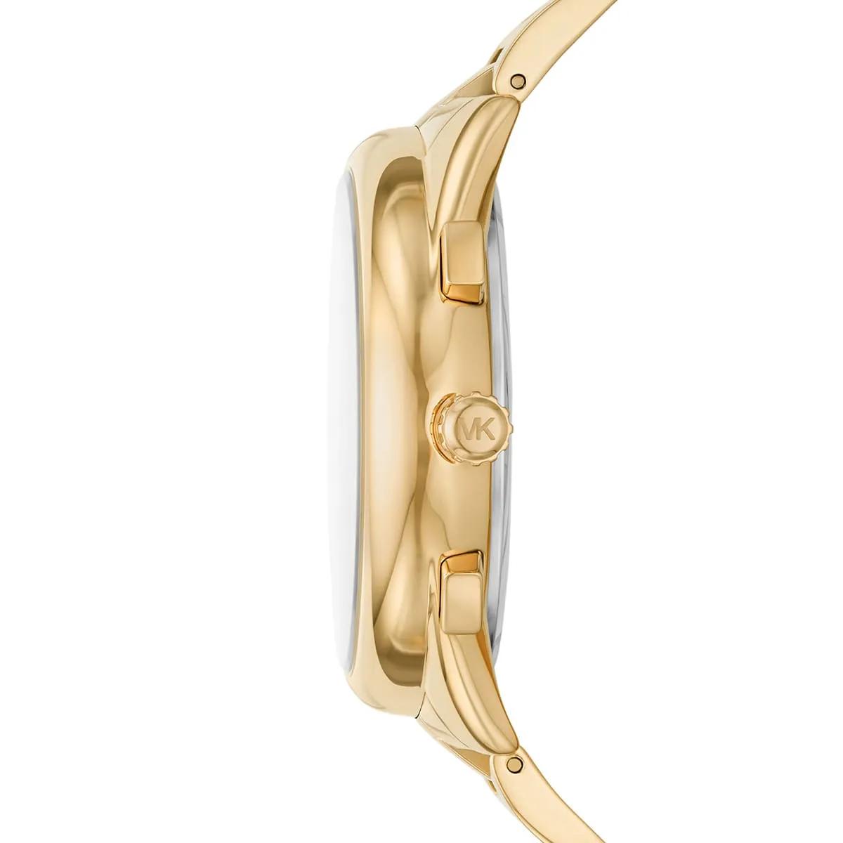 Michael Kors Oversized Janelle Pavé Gold-Tone Men's Watch - MK8995