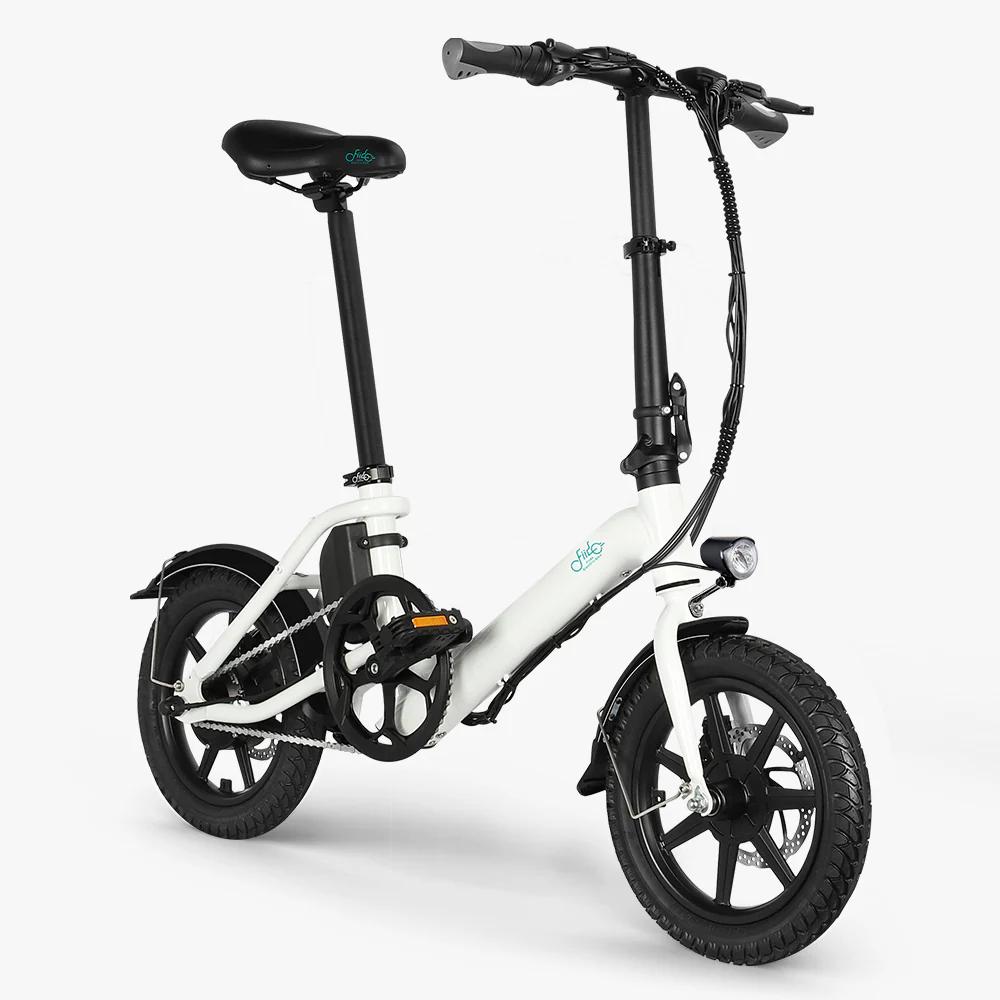 2025 Fiido D3 Pro Mini elektrische fiets ?C Compacte e-bike voor stad & woon-werkverkeer, 250W motor, opvouwbaar