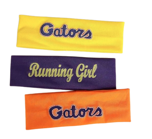 Sorority Headbands, Customized Sweatband / Headband