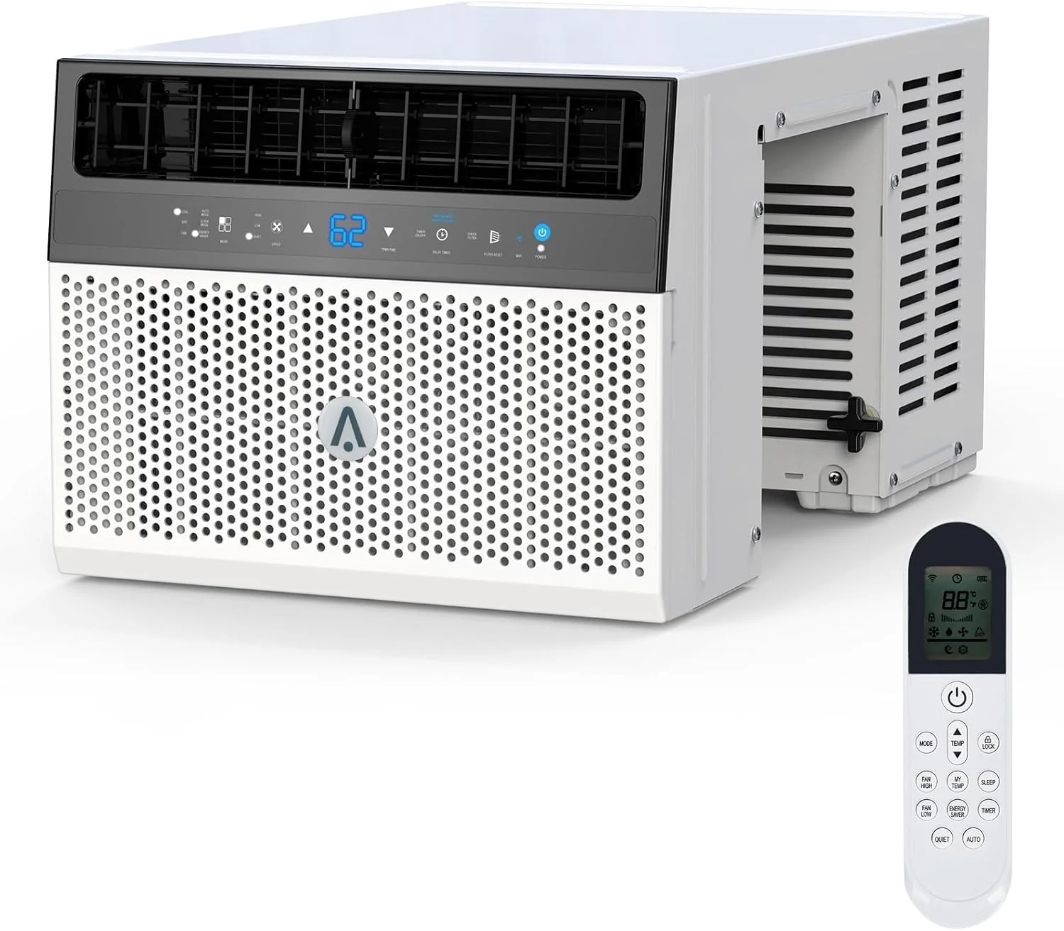 8000 BTU Window Air Conditioner with WiFi, Window AC Unit 110-115V Cools Up to 350 Sq. Ft