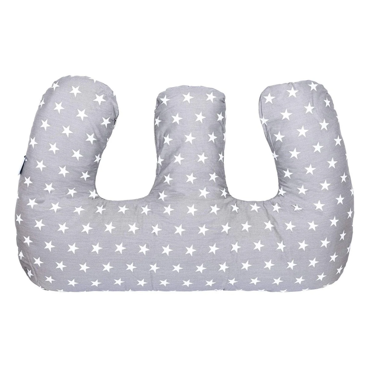 Twin Pregnancy Nursing Pillow - White Stars