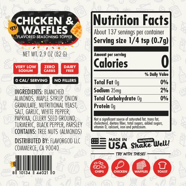 Chicken & Waffles Seasoning Toppers