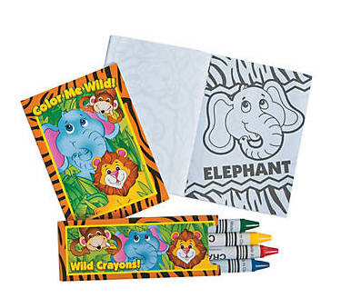 Mini Zoo Animal Coloring Sets 12 PACK 38436