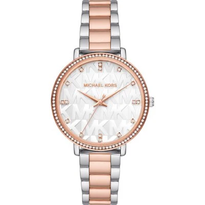 Michael Kors Pyper Two-Tone Embossed Logo Watch MK4667