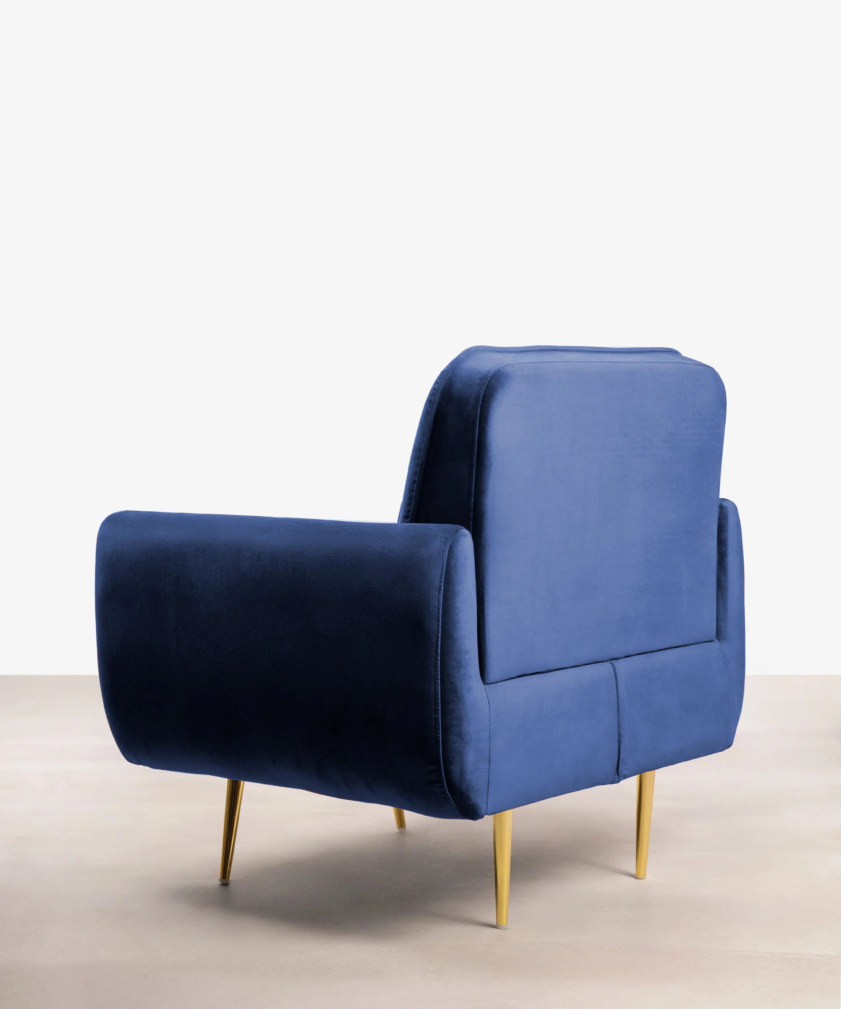 Sillón Tapizado en Terciopelo Margot