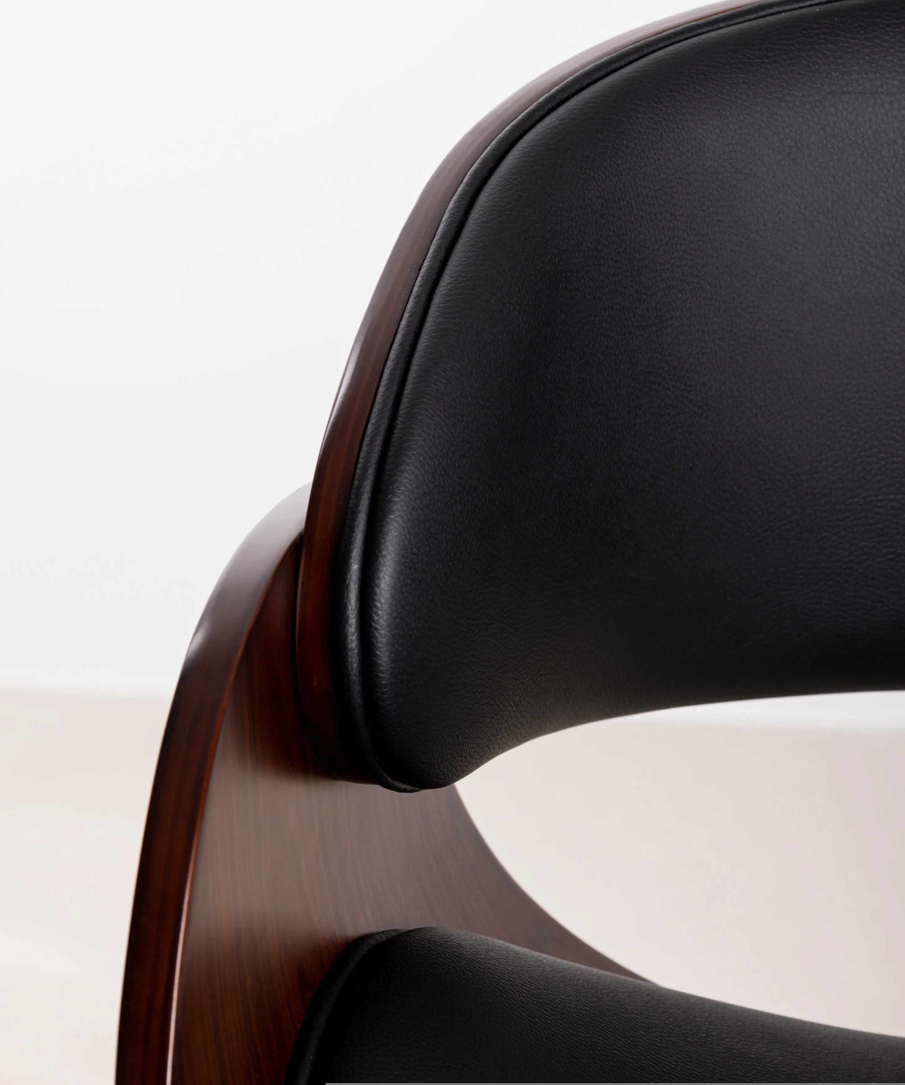 Taburete de Madera y Polipiel Regulable Debbie