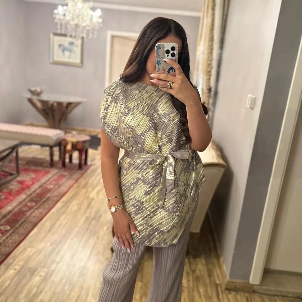 Glittery set of 2 pieces