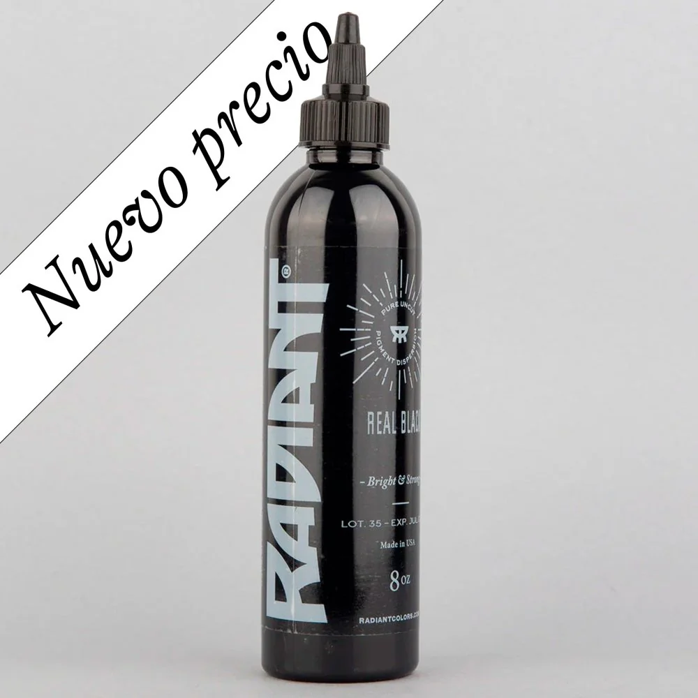 Tinta Radiant Colors | Real Black 8 Oz.
