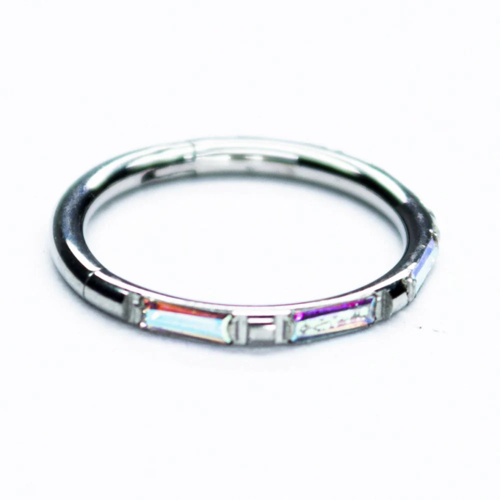 SOULFLOWER | Argolla Titanio  | Sin Fin Zirconia (Click)