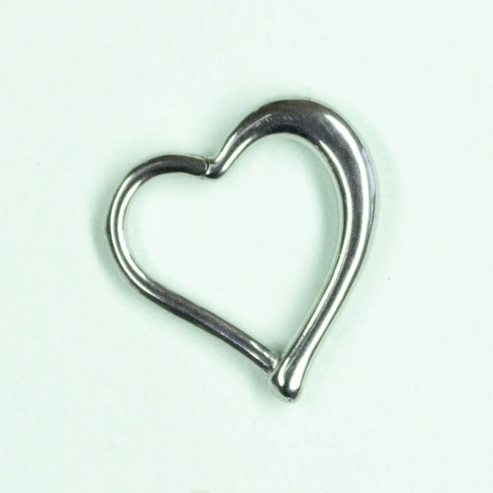 Soulflower | Argolla Piercing | Acero (Coraz��n)