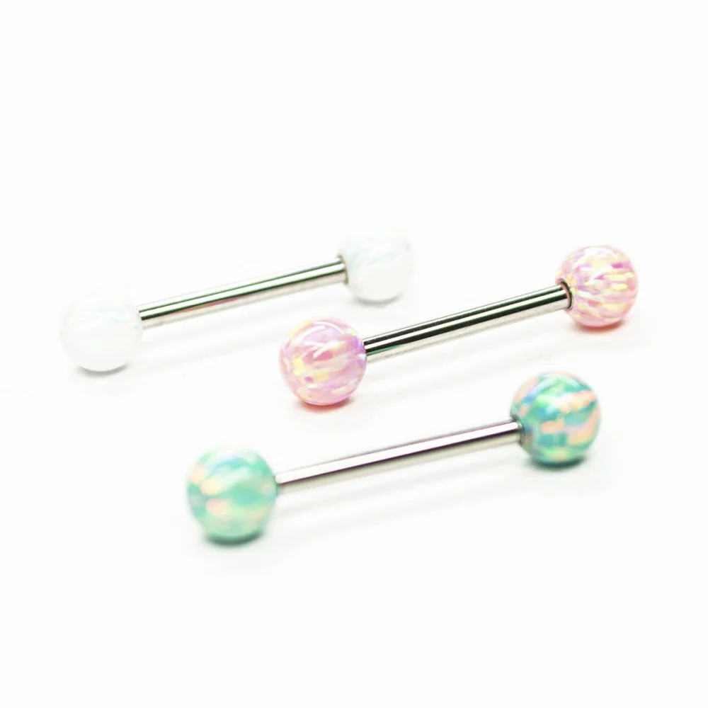 SOULFLOWER | Barbell  Acero | Bola Opalo