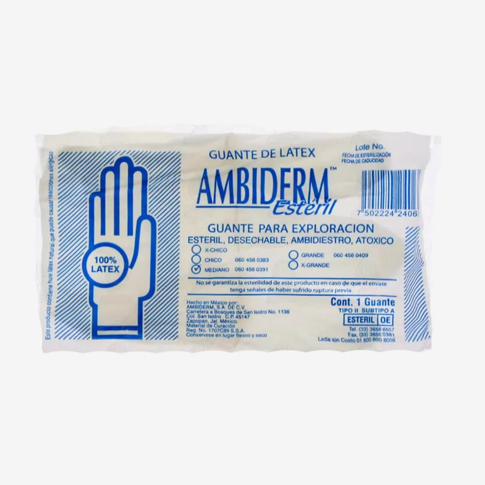 AMBIDERM | Guantes | Est��riles | (Chicos)