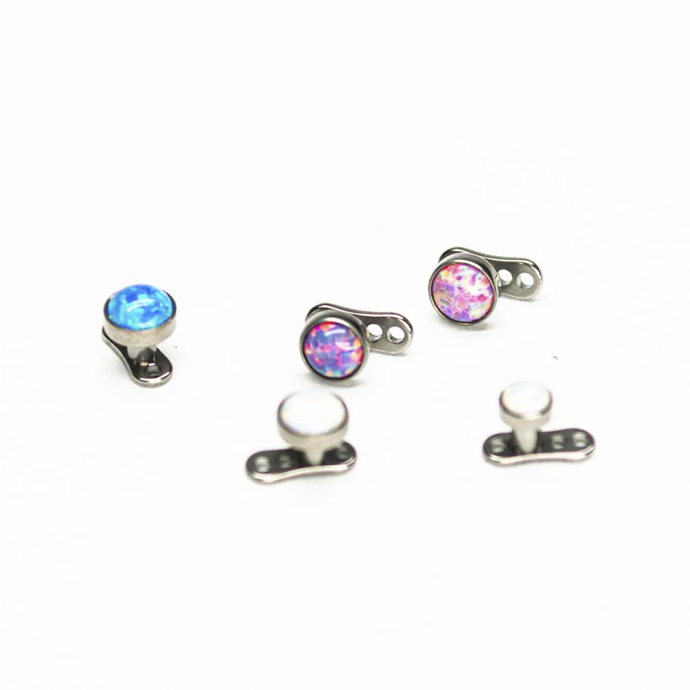 Soulflower | Microdermal Titanio| Ópalo