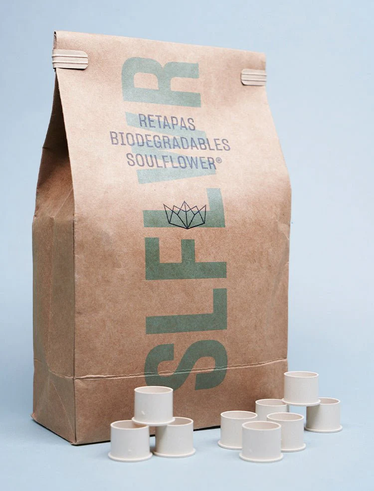 Soulflower | Retapas Biodegradables (11 mm.)