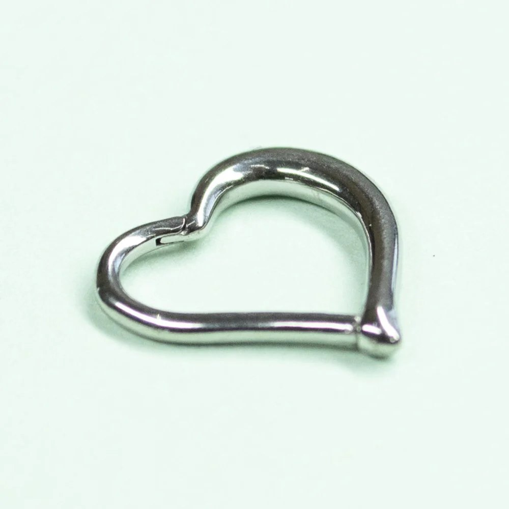 Soulflower | Argolla Piercing | Acero (Coraz��n)