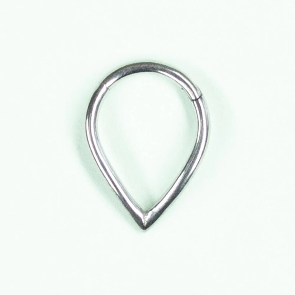 Soulflower | Argolla Piercing | Acero (Gota)