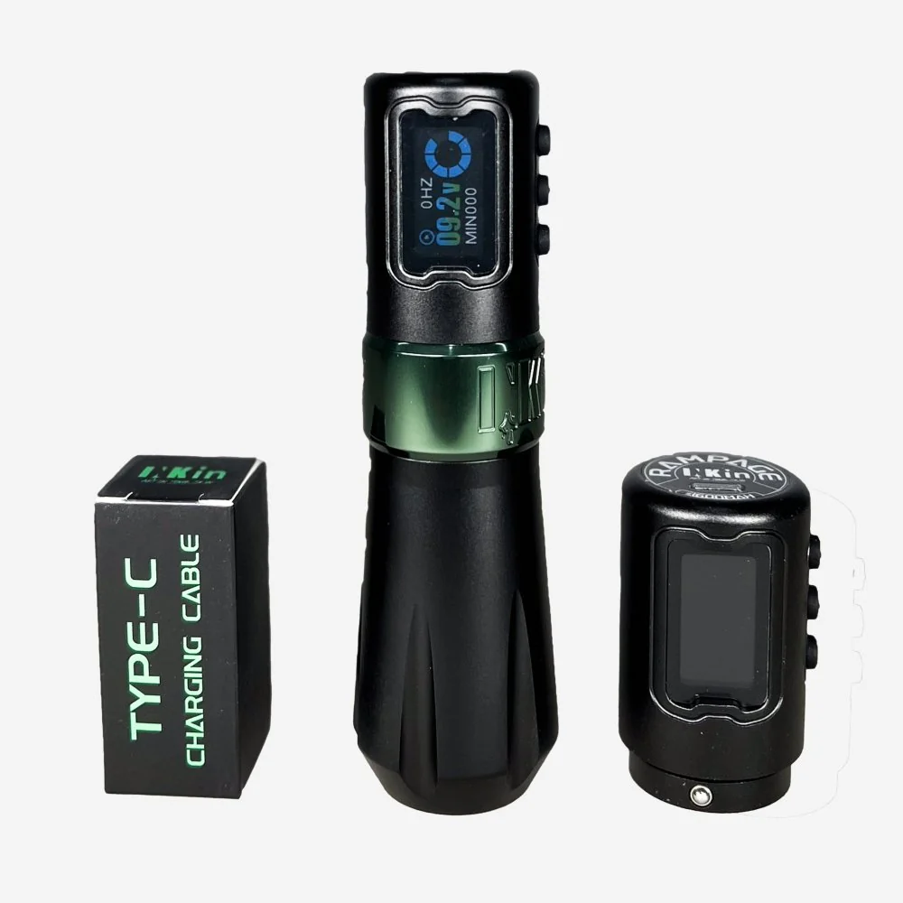 EZ | MAQUINA PEN | RAMPAGE (NEGRO-VERDE) 4.0 MM