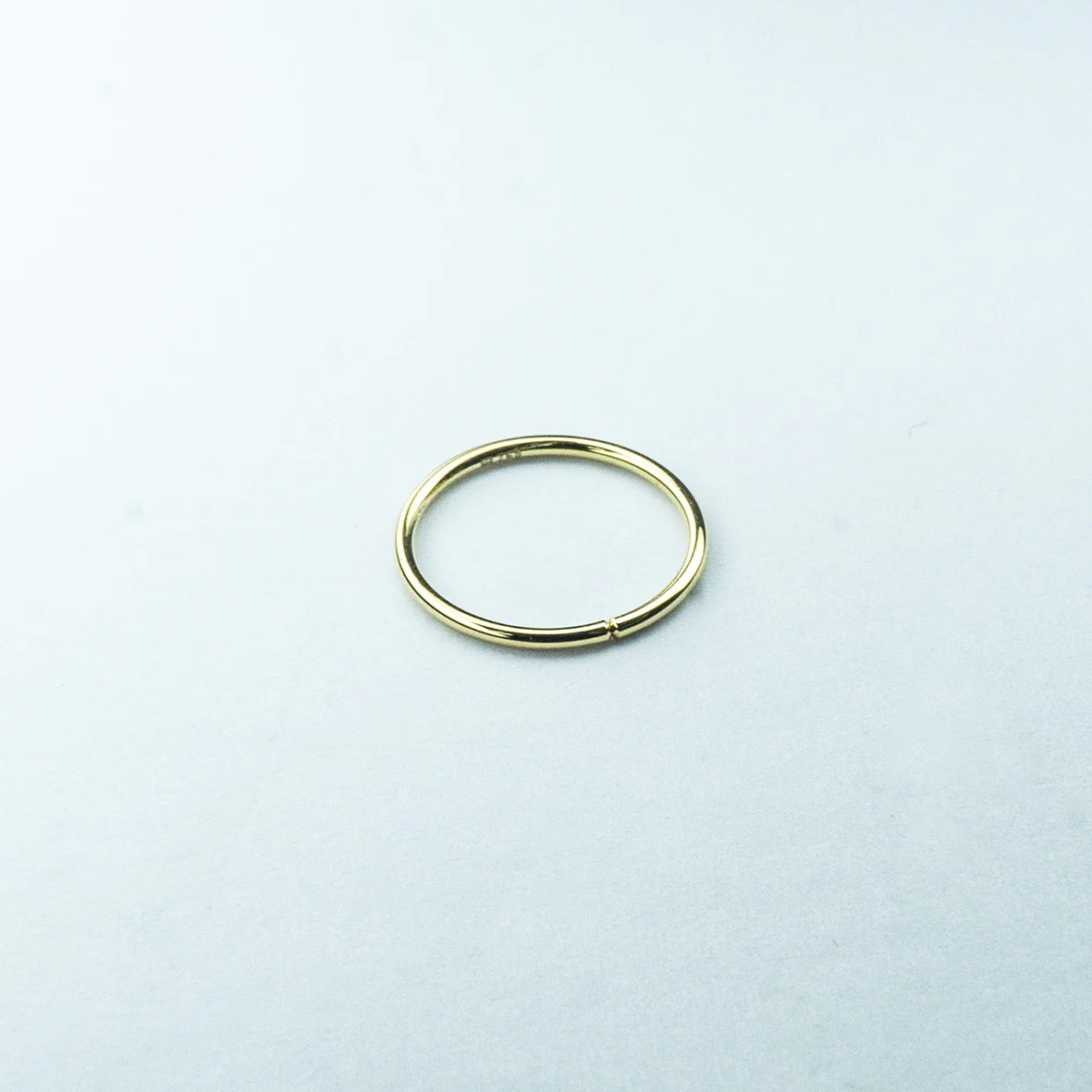 SOULFLOWER | Argolla 18k Oro Solido (750 Echt Gold) | Argolla Continua